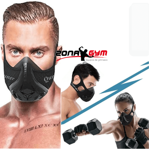 carbono mascarilla deportiva